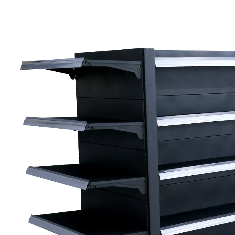 Market shelf corner Steel shelf factory manufacturer supermarket gondola rack L shape shelf