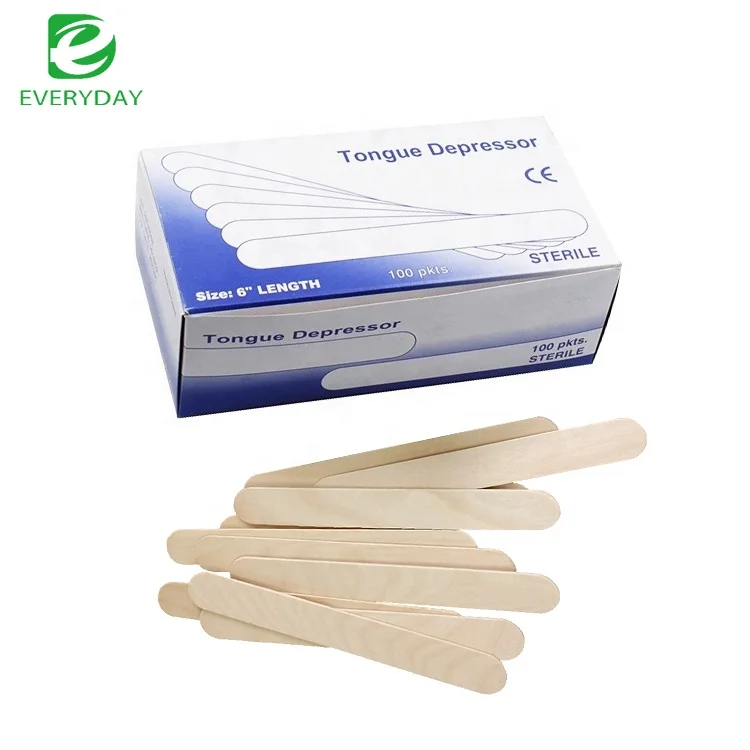 China Supplier Paper Wrapped Wooden Tongue Depressor