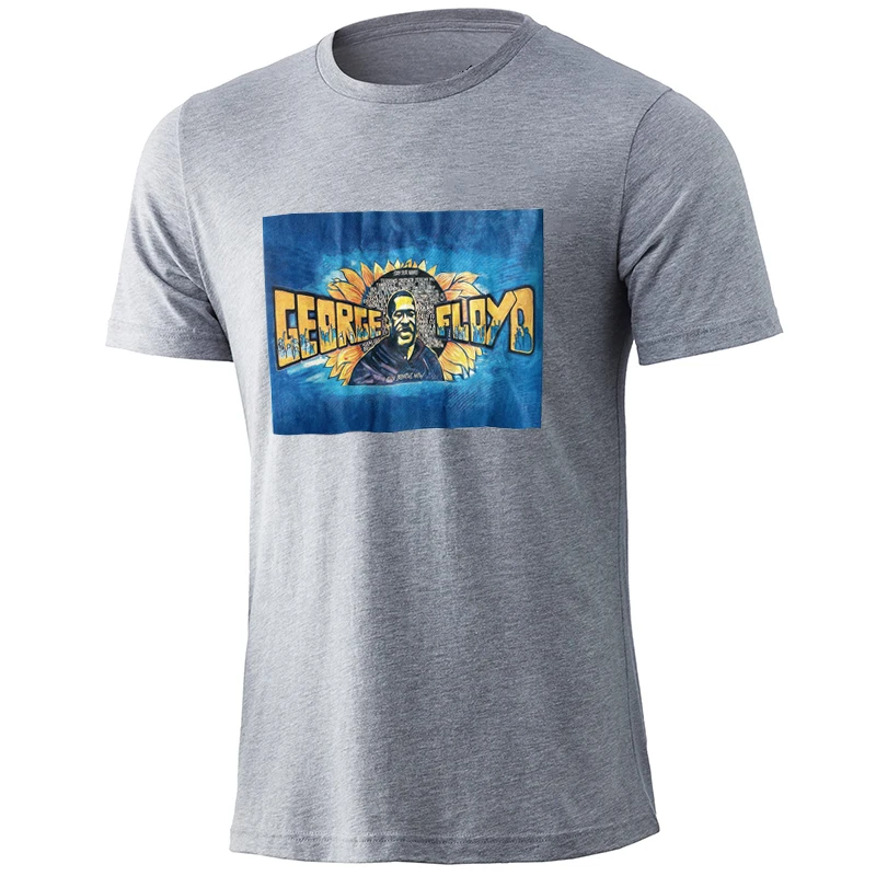 Summer Custom Logo Short Sleeve t-shirt Crew Neck Heat Transfer Print t shirt Cotton Oversized t shirt For Men