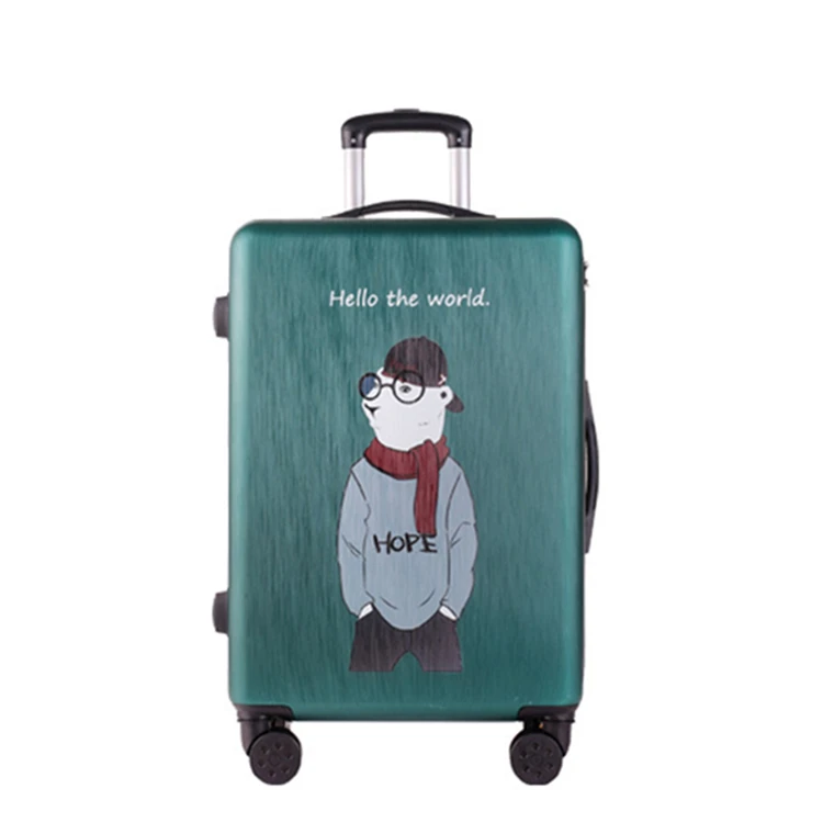 Wholesale Custom Printed 20 inch Kinder Koffer Vintage Suitcase For Women