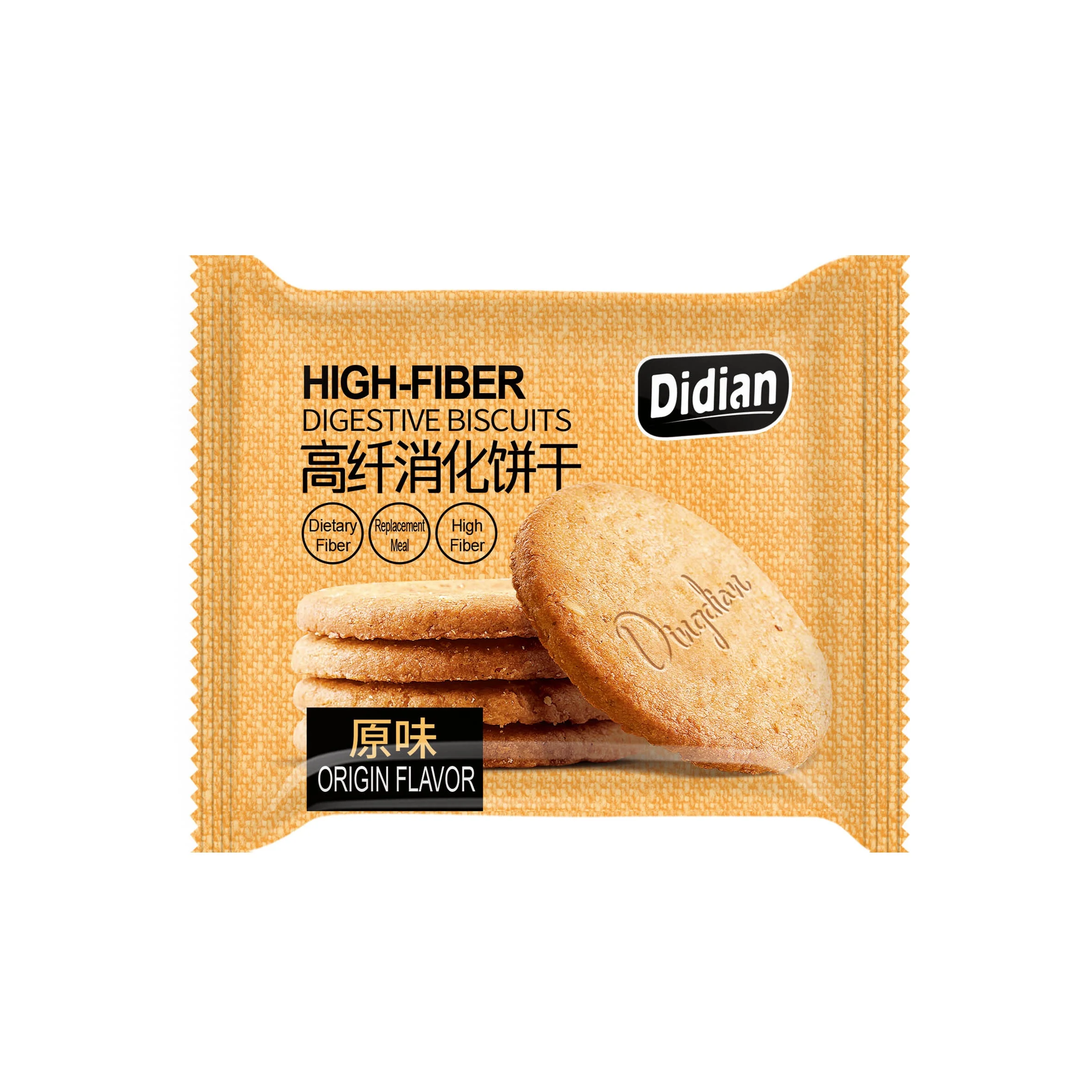 400g Origin flavor digestive high fiber healthy cheap yammy biscuits and cookies