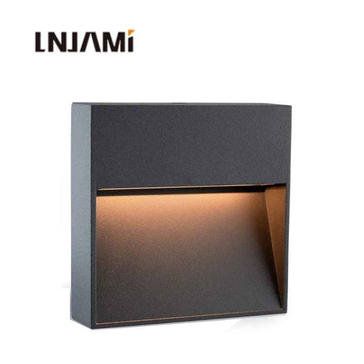 LNJAMI Indoor Outdoor IP65 Waterproof LED Spot Foot Stair Lighting For Out Door Wall Mount Step Lamp