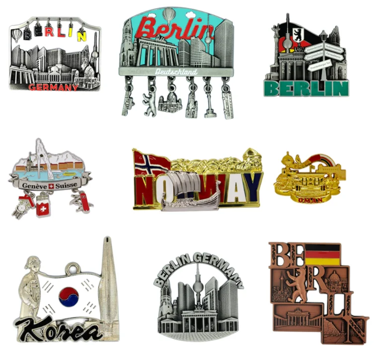  Manufacturer 3d Country Bottle Opener Fridge Magnet Custom Tourist Souvenir Zinc Alloy