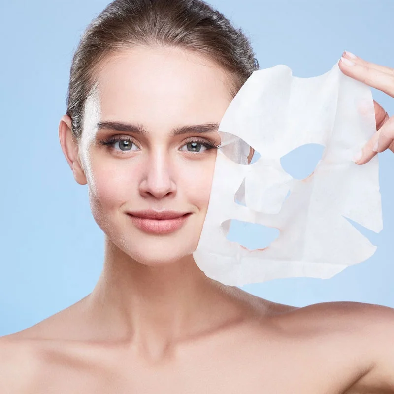 2021 new sales facial mask private label green custom oem skin care facial sheet mask facial mask maker