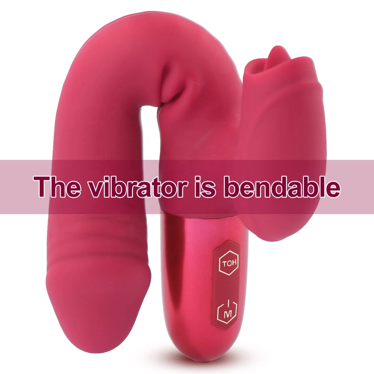 Hot Rabbit G Spot Stimulation Tongue Licking Clitoral masturbator AV flirtation jumpers heated Sex Toys dildo vibratorfor women