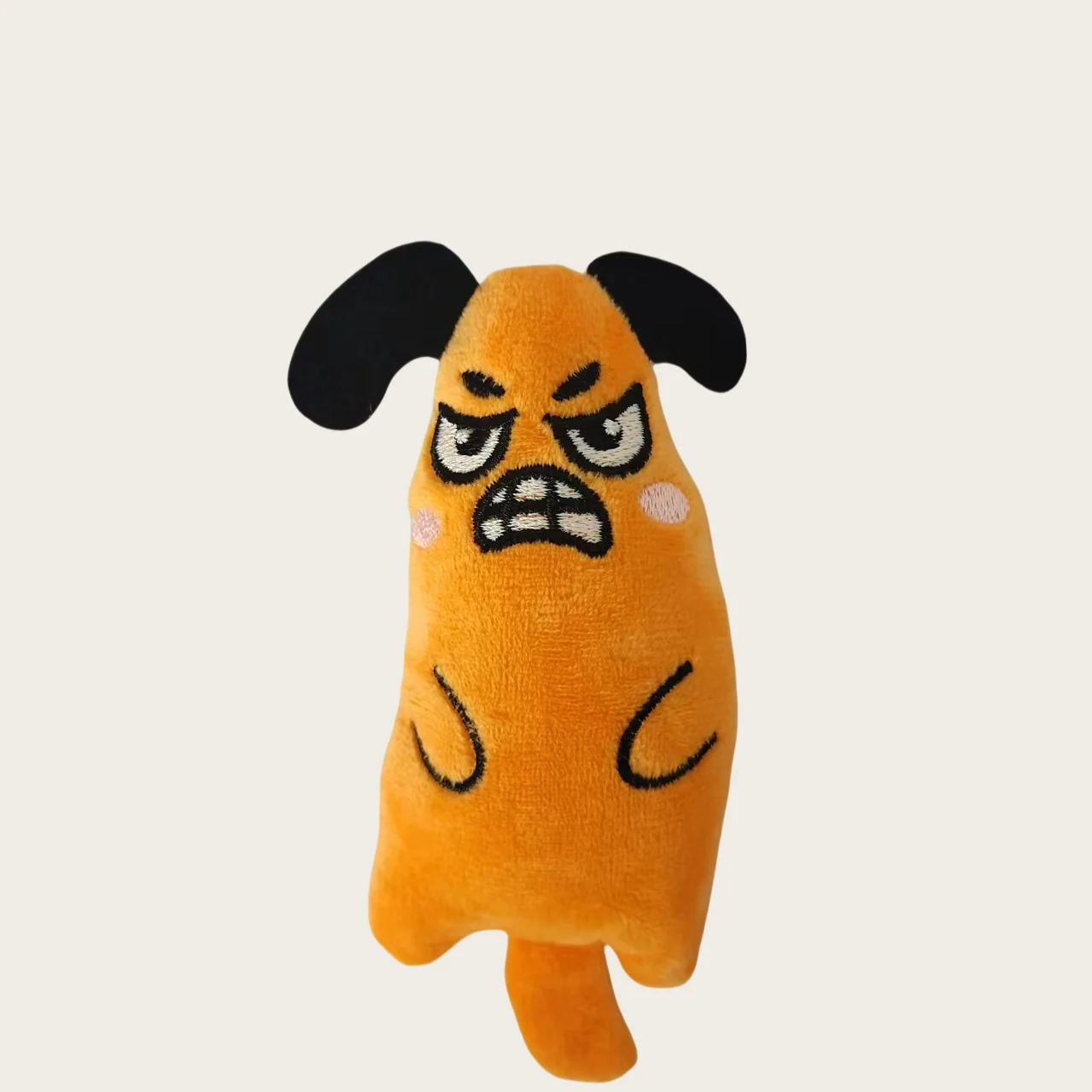 Cartoon Cat Mint Ball Toy Teeth Cleaning Bite Resistant Relieve Boredom Young Self Fun Licking Happy Pet Plush