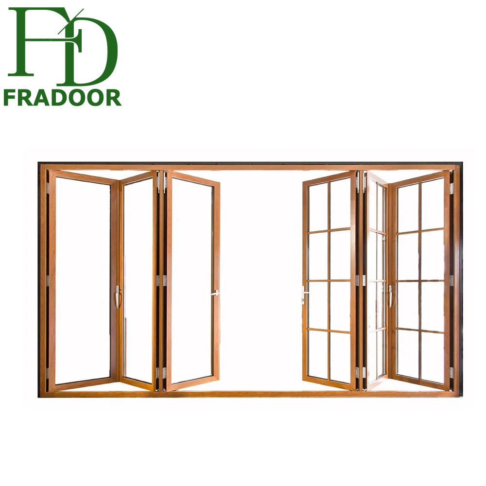 Best selling in North American Australia outdoor exterior  smooth sliding bifold doors aluminium folding patio
