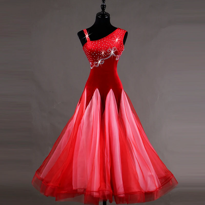 MQ024  Wholesale International Standard Competition  Ballroom Dance Dress