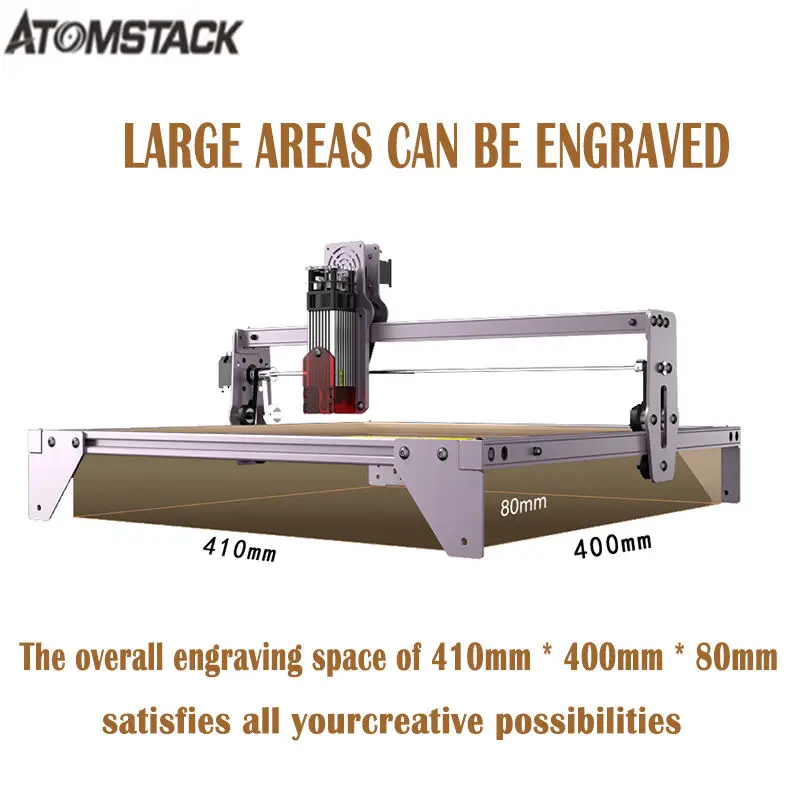 Lowest Price A5 Pro 40W Desktop Small Engraving Stone Jewelry Glass Wood Metal Card Laser Engraving Machine