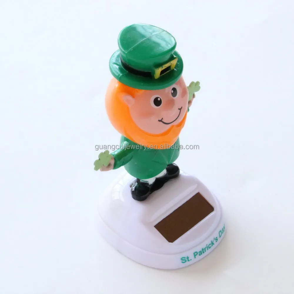 Wholesale custom Ireland design shaking solar dancing toys for car decoration