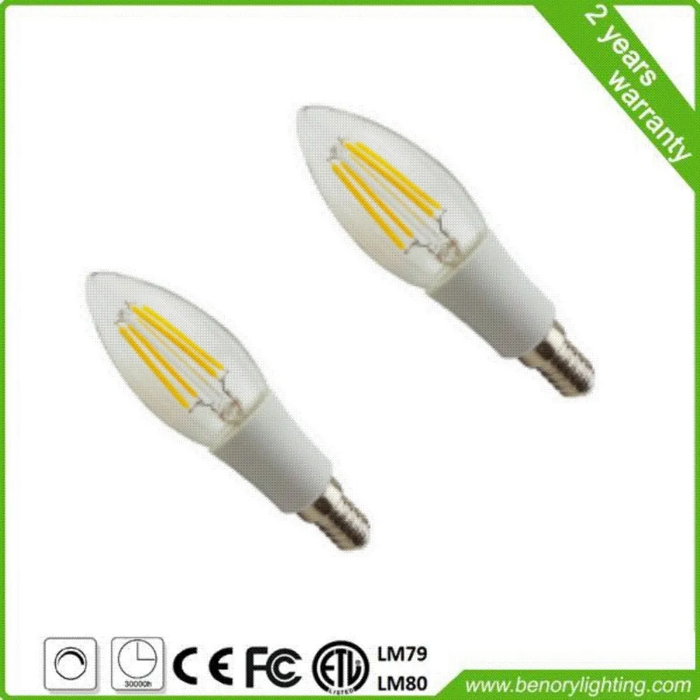 Benory 24v E27 E14 2W 4W 6W 8W 10W Filament led smart Bulb CRI 90 A60 LED Light dali knx Dimmable loxone smart home
