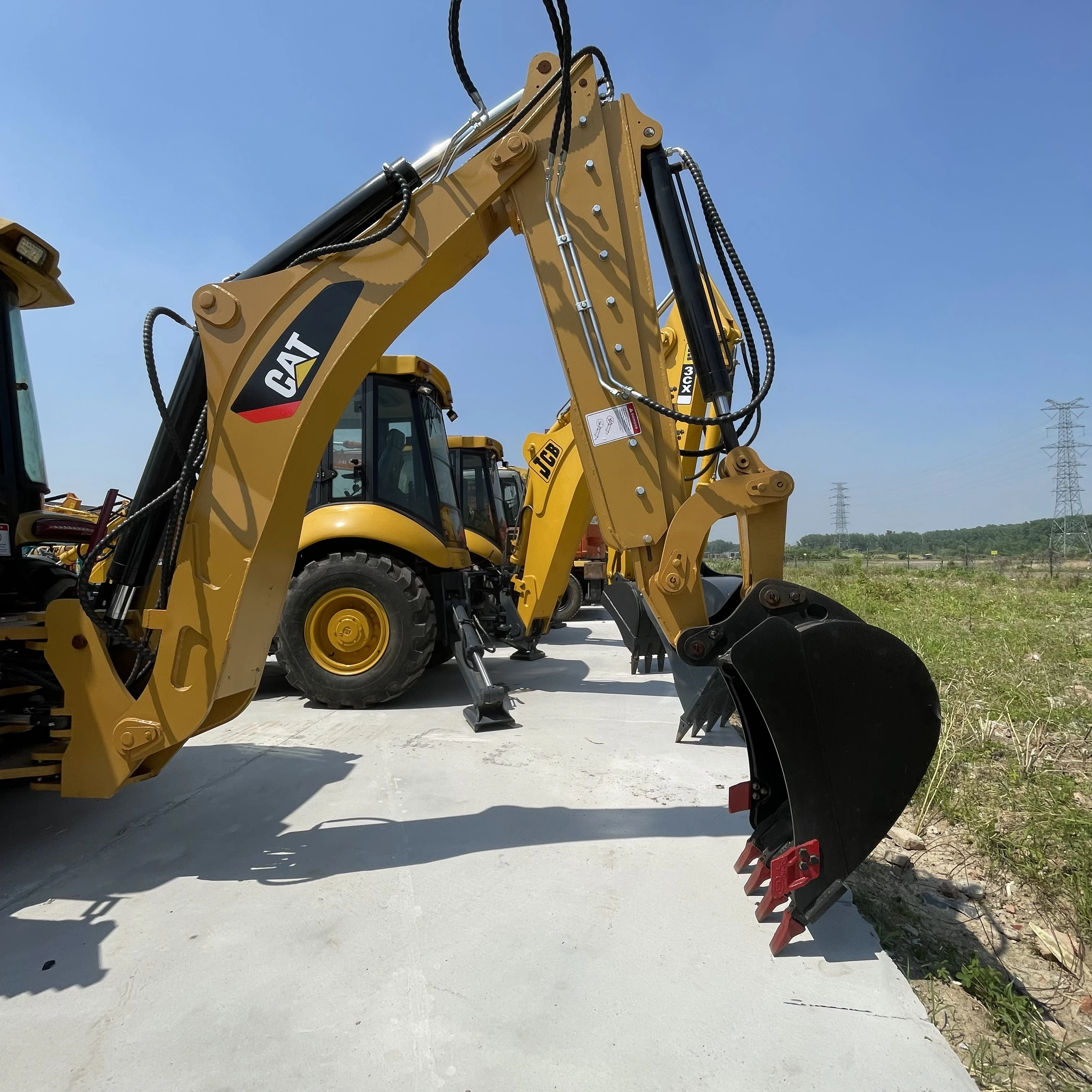 95% new used Caterpillar 420F Backhoe Loader used Cat 420f second hand loaders with high quality for sale