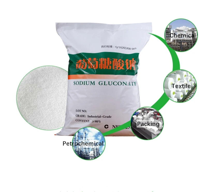 
 Sodium gluconate mixed sewage purifier, concrete admixture and water reducing agent CAS No. 527-07-1  