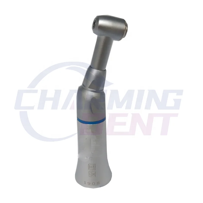 Dental Supplies Slow Speed Contra Angle Handpiece 1:1 / External Spray Push Button E-type air Motor Handpiece