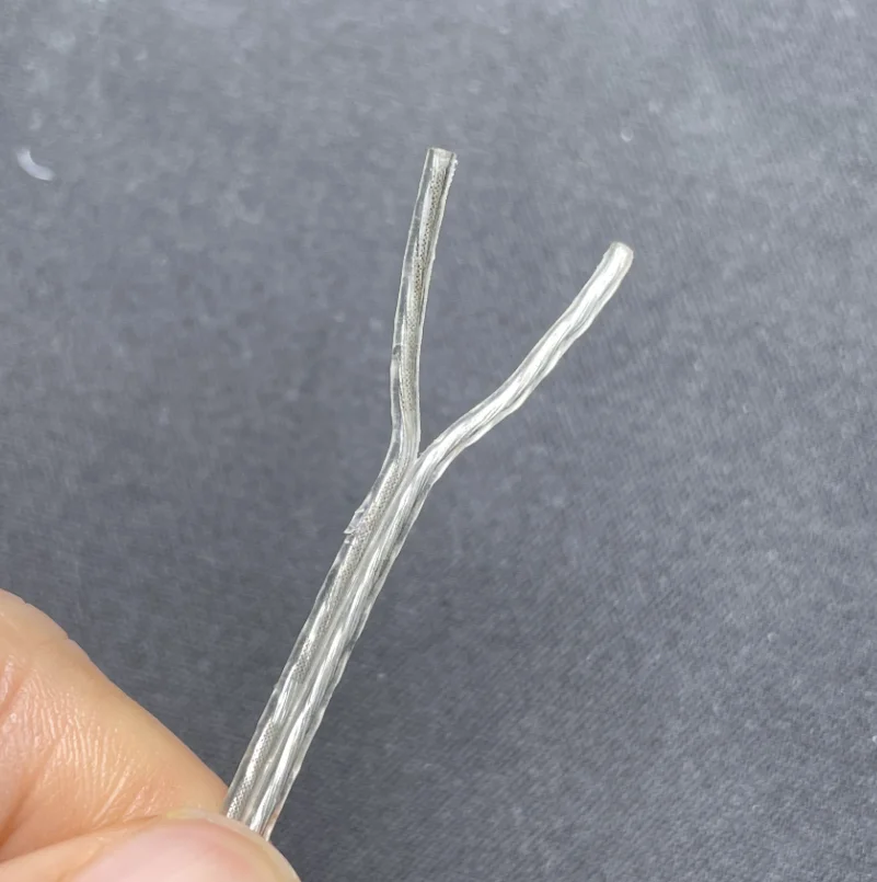100 м рулон меди 22AWG 2PIN ПВХ прозрачный кабель Электронный провод для светодиода неоновая