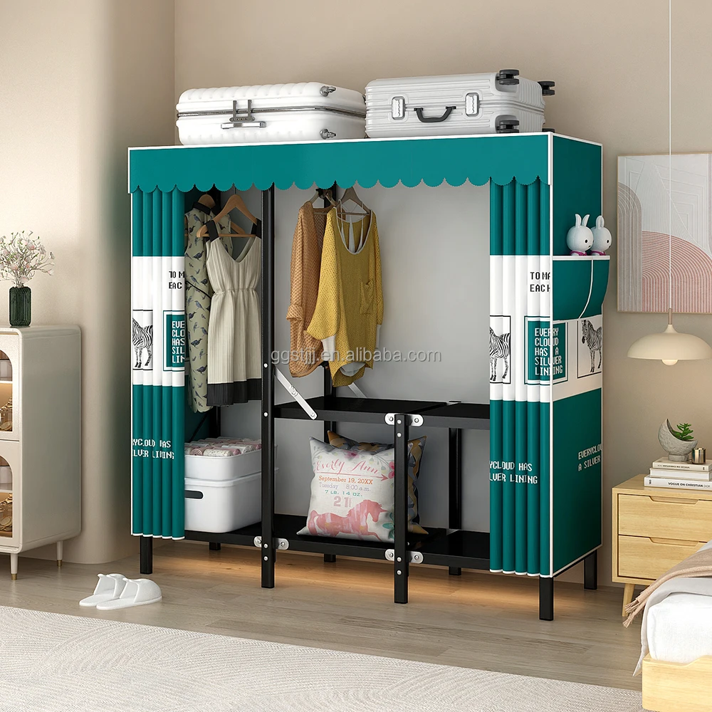 Luxury home closet simple wardrobe bedroom storage 3 door closet bedroom wardrobe furniture