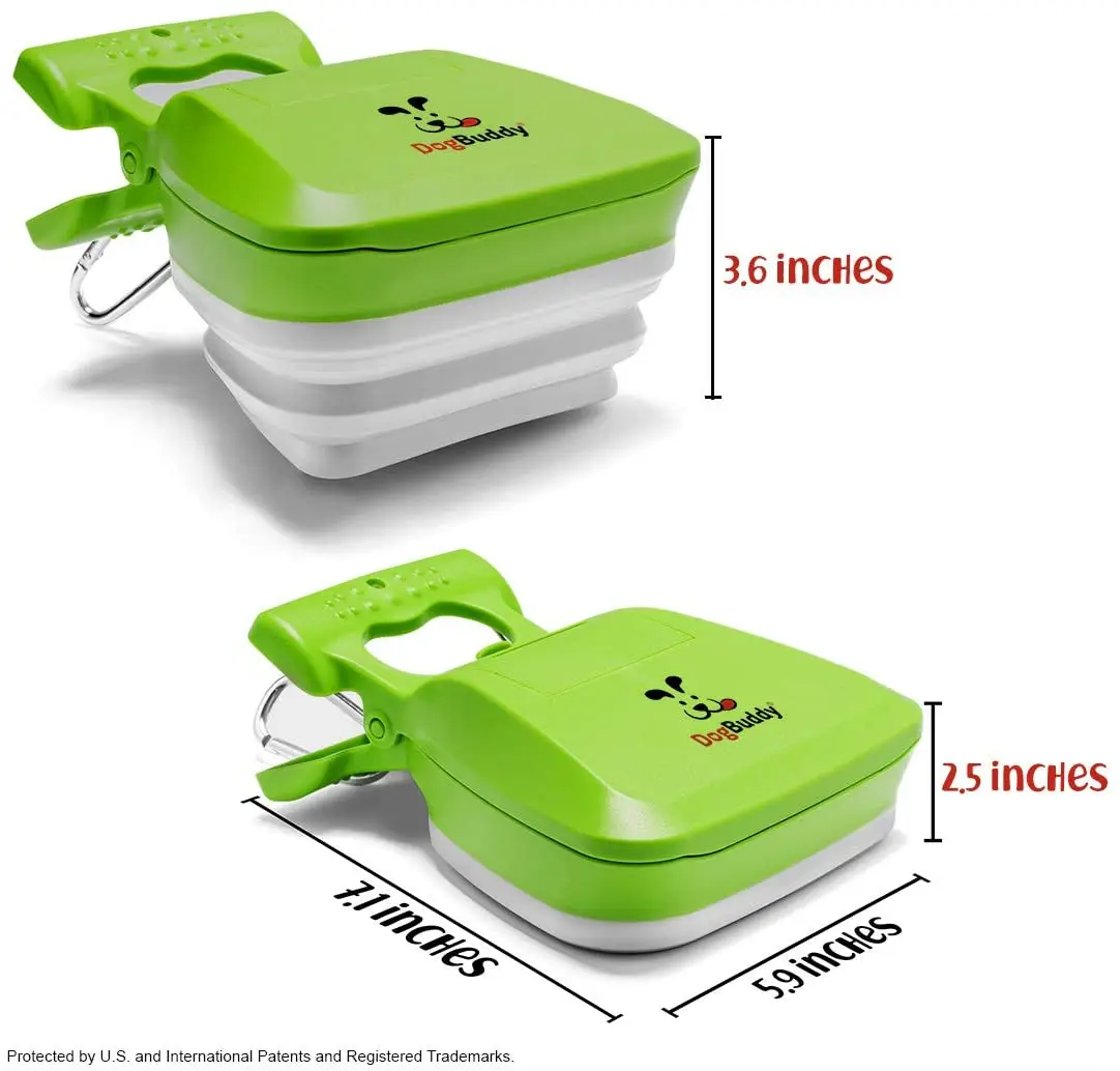 DogBuddy Pooper Scooper портативный собачий санитарный мусорный сбор сверхмощный очиститель для собак с дозатором сумки