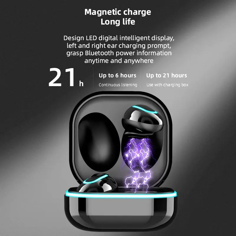 S6 se Tws Sports Mini Headphone BT 5.1 Ear Buds Led Power Display Clock Wireless Earbuds For Samsung Mobile