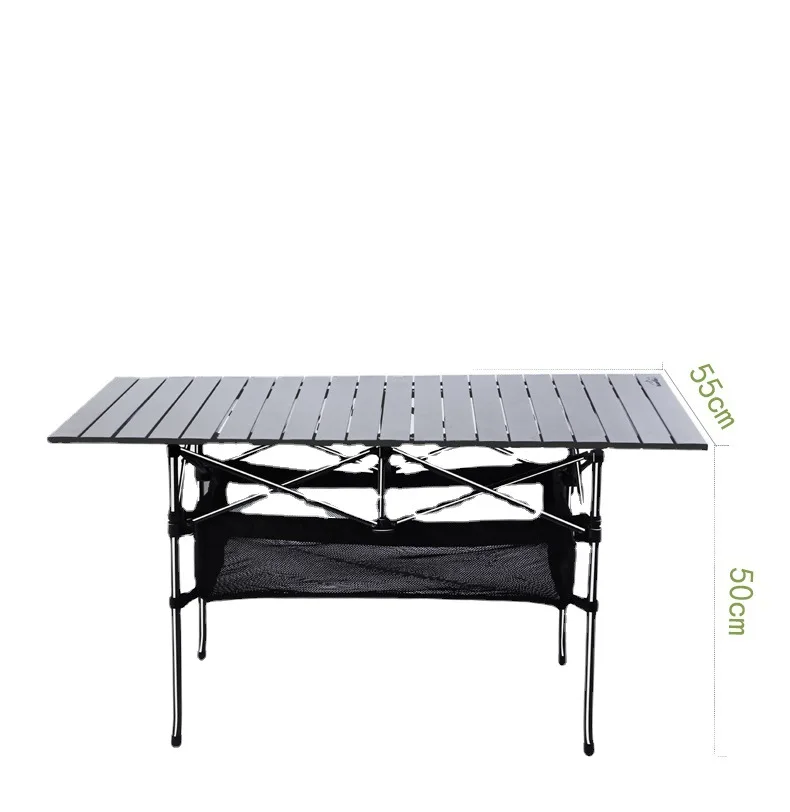 Outdoor Garden Furniture Modern Balcony Luxury Portable Folding Camping Dining Table and Chair Set for 6 Persons