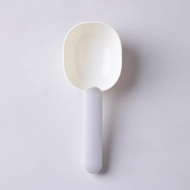 1 Cup Capacity Portable Multi-Function Food Shovel Scoop Small Plastic Measuring Spoon for Pets for Dogs and Cats