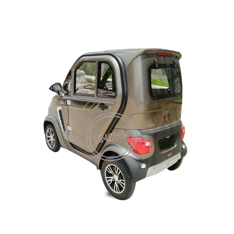 EEC Certificate Electric Car Enclosed Passenger Vehicle 4 Wheel Passenger Taxi for Sale Adult Elder Family