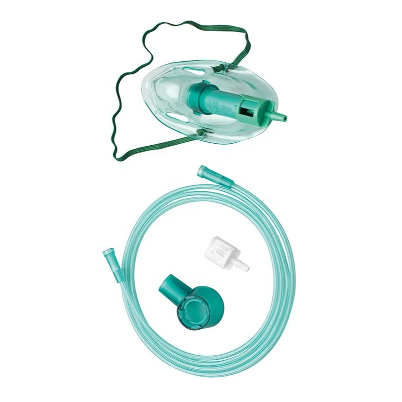 China Hot Sale Different Sizes Oxygen Venturi Mask Kit Breathing Adjustable Venturi Mask