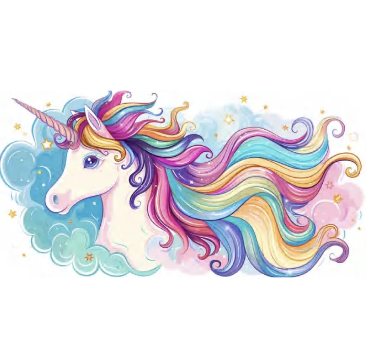 Custom Printing Fashion 16 20oz UV DTF Impresiones Cup Wrap Designs Transfers Vinyl Waterproof Unicorn Cute Stickers Decals