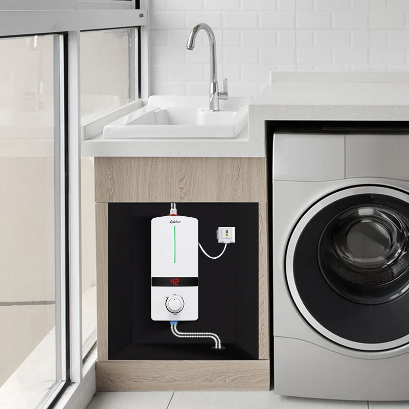 ELCB safety protection stainless steel heating element 5500w  220v knob switch for kitchen use under sink