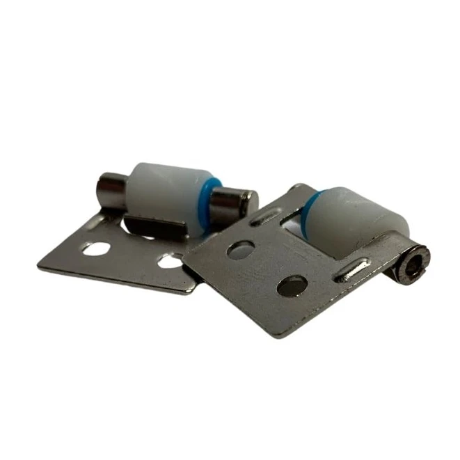 Protective Shield Accessory Fitting High Speed Silent Stainless Steel Wheel Size 20mm*20mm White Metal Pulley