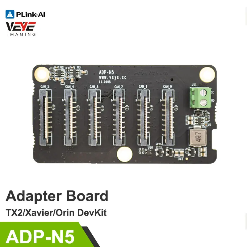 VEYE Camera Module  interface board 6lan Addon Board ADP-N5 NVIDIA Jetson AGX Xavier AGX Orin TX2 Developer Kit