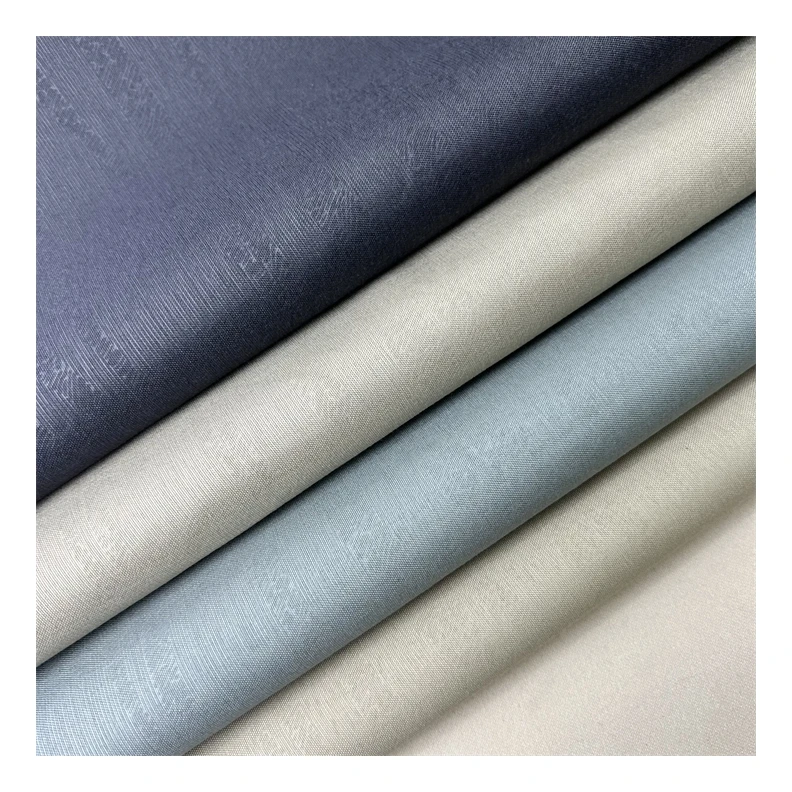 CC-9011 Ready To Ship Hot Sale Super Blackout Fabric Different Color Double Face 100% Shading  Coating Knurling Curtain Fabric