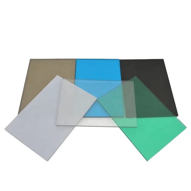 Бесплатный образец Skylight 15 см x 10 Пластиковый поликарбонатный твердый гофрированный лист