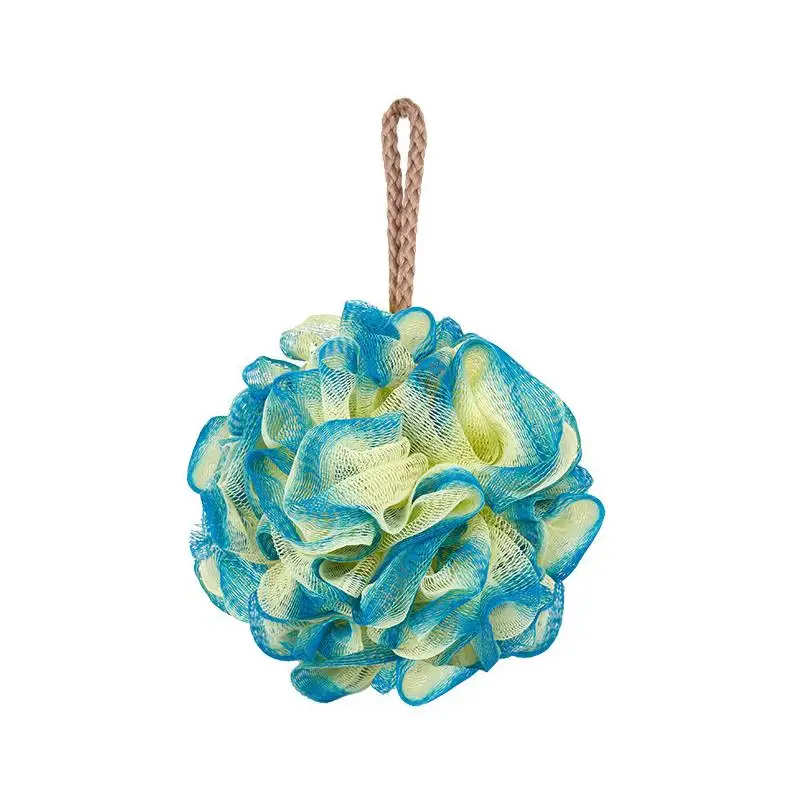Shower Sponge Brush 2024 Cleaning Good Quality Flower Bathroom Double-Sided Bulk Hot Sale High Quality Net Electric Bath Sponge