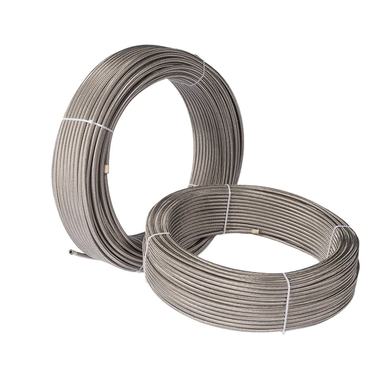 Wire Braided Poly te-tra fluoroethylene Flexible Metal PTFE Hose
