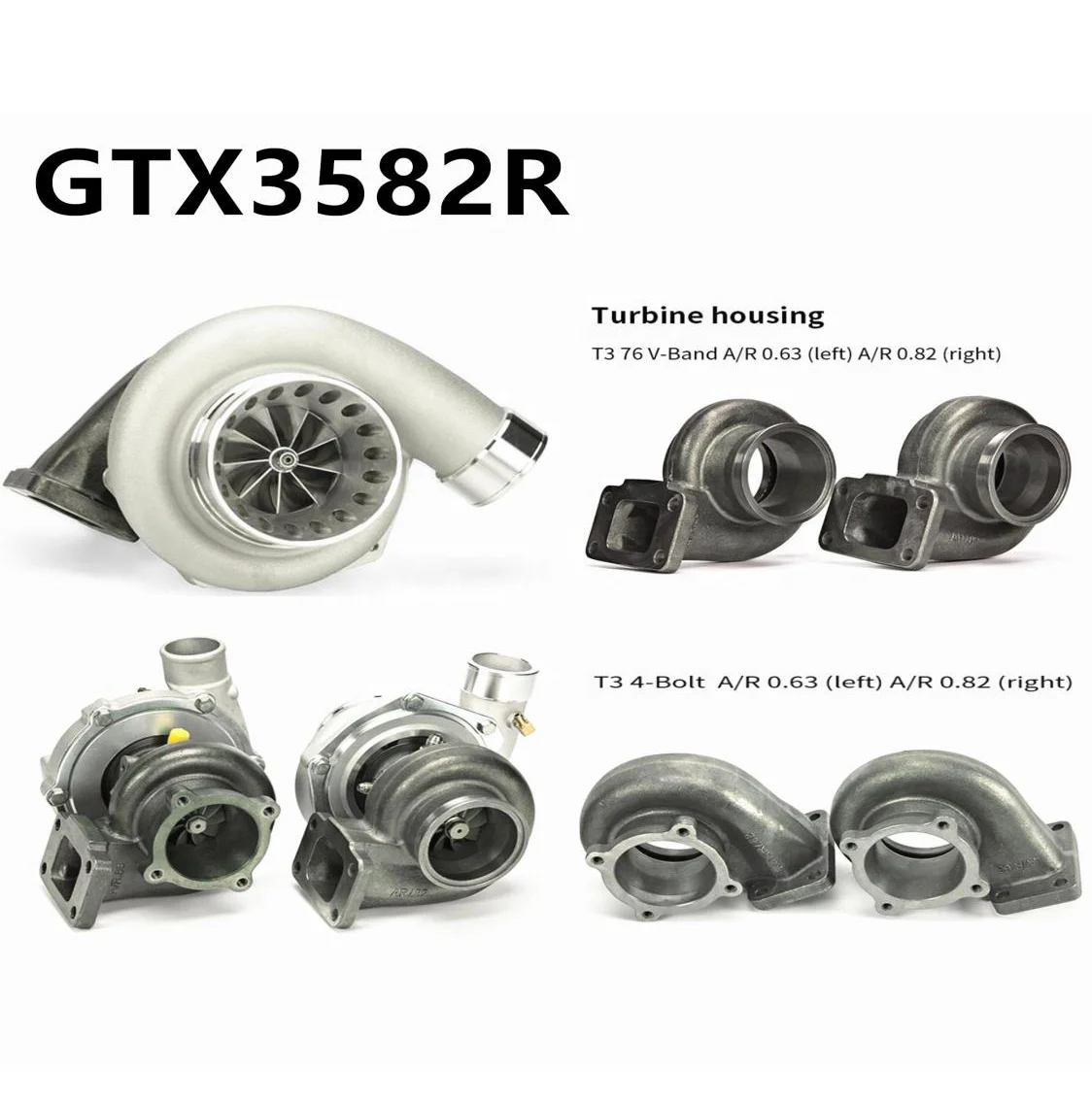  Турбокомпрессор GEN2 GTX35 T3 с шарикоподшипником