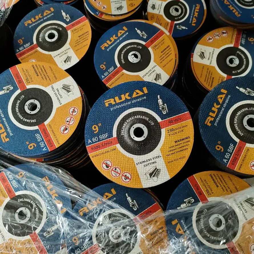 RUKAI cutting disc metal price grinding abrasive wheel Material OEM