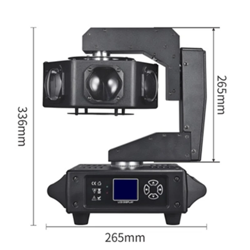 240W RGBW LED Moving Head Single Flying Magnetic Light For DJ Disco Stage Prom Bar Party Dance Club Strobe Lighting