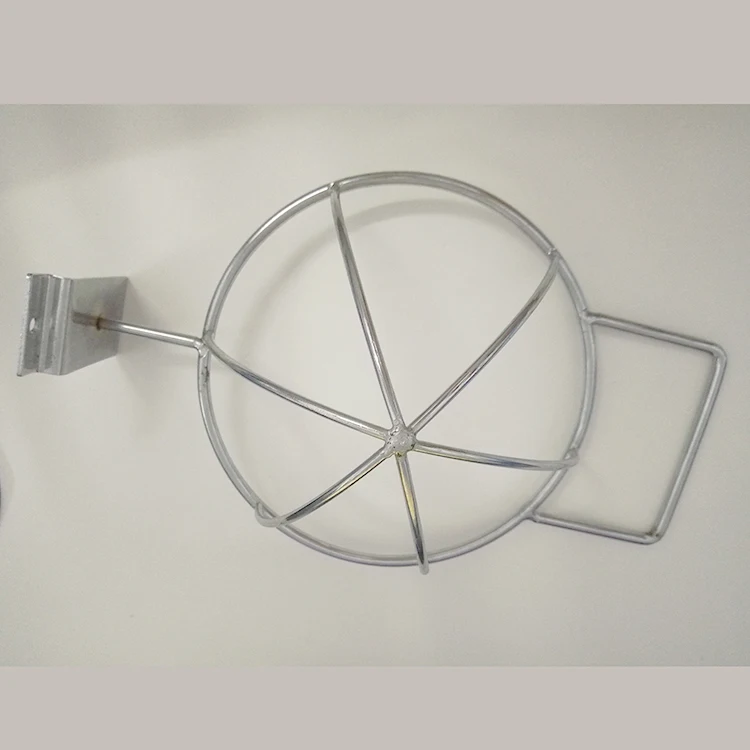 Wholesale Slatwall Hat Display Rack Baseball Cap Holder