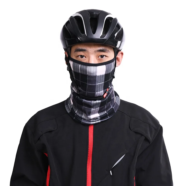 WHEEL UP Windproof Breathable Bicycle Warmer Scarf Triangle Cycling Face Scarf With Ear Loop Covering