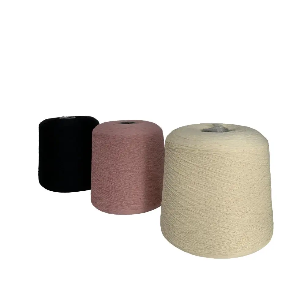 Available In Stock 65% Viscose 35% Nylon Yarn 2/24S 2/30S Colored Hyperbolic Ice Hemp Yarn