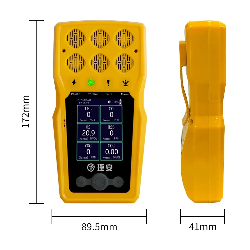 Hydrogen Cyanide Hcn Nitric Oxide No Ozone O3 Ethylene Oxide Eto 4 in 1 Multi Gas Analyzer Meter Testing Detector