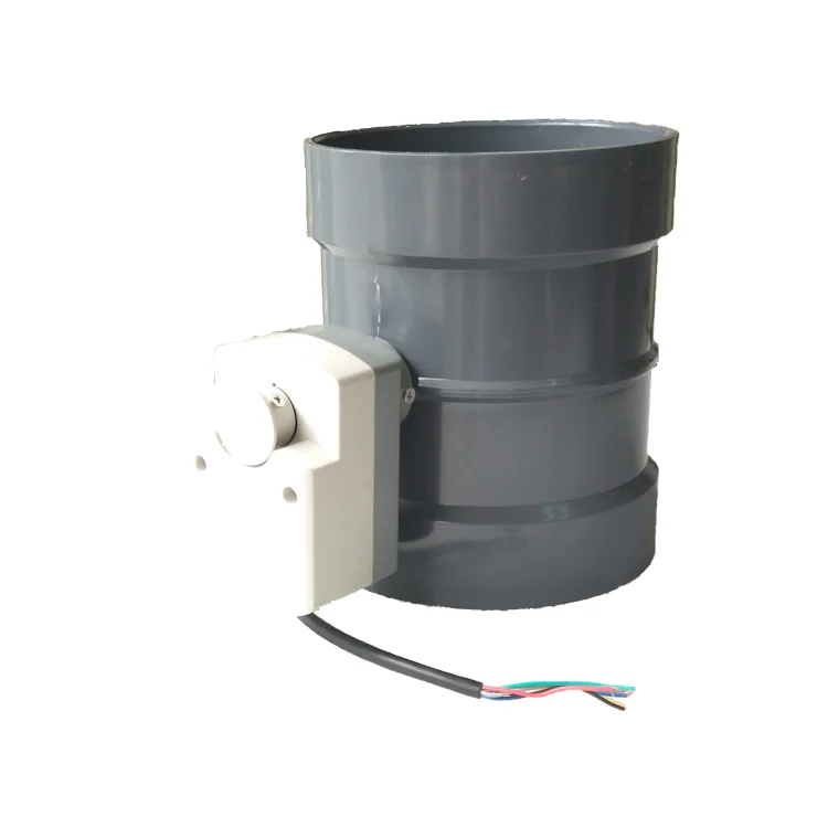 Motorized Square Hvac Duct Plastic Square Air Smart Dampers Damper With Valve