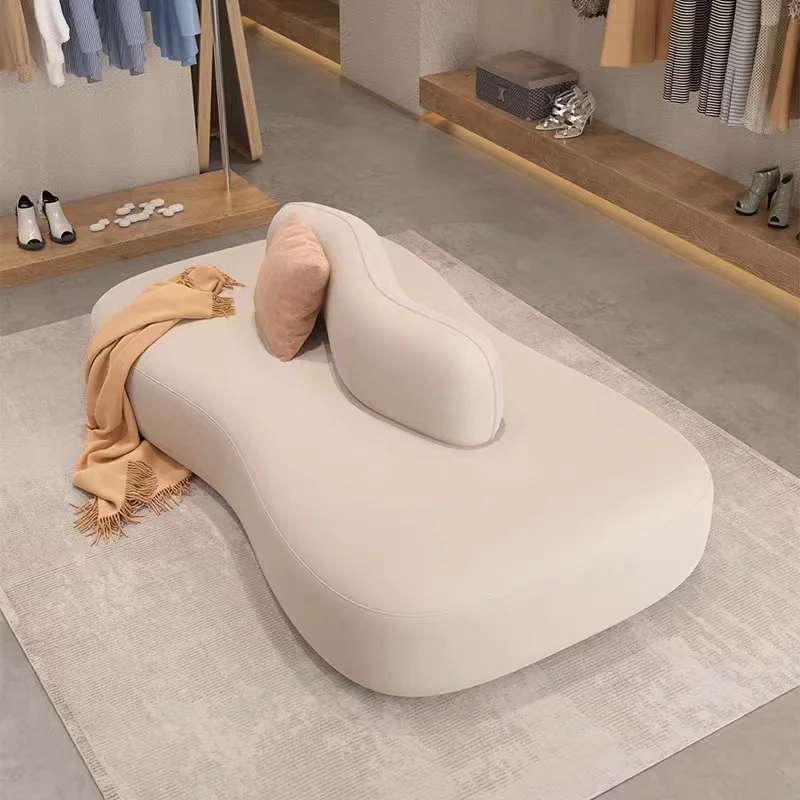 Modular Two-Sided Sofa Furniture Creative for Hotels Beauty Salons Clothing Stores Dining Areas Hotel Lounge Fabric