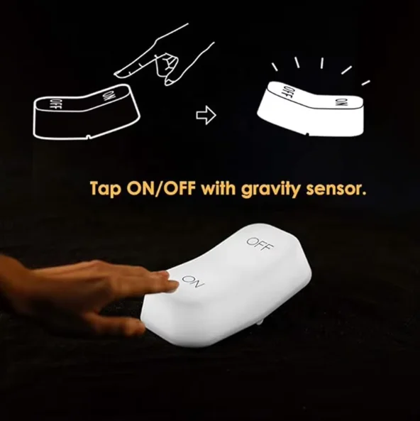 Switch night light USB charging simple gravity sensor ONOFF switch light LED night light