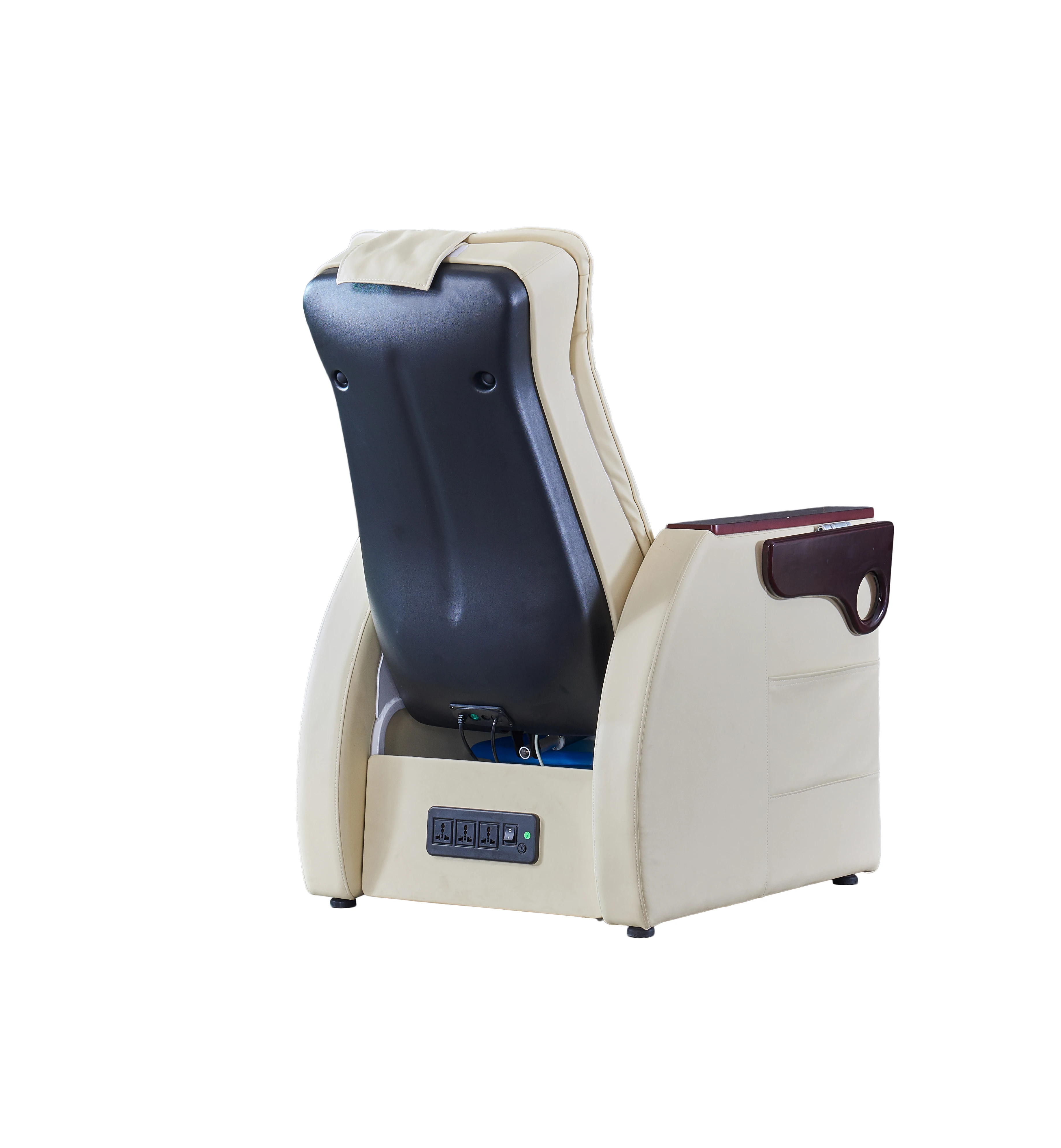 1 Motors wooden type beauty salon electric leisure foot message chair SPA reclining manicure pedicure chairs