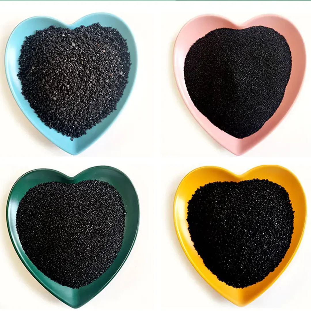 Bright black sand/  Black emery/Black Silicon Carbide Grit 10-20mesh, 20-40mesh,40-80mesh