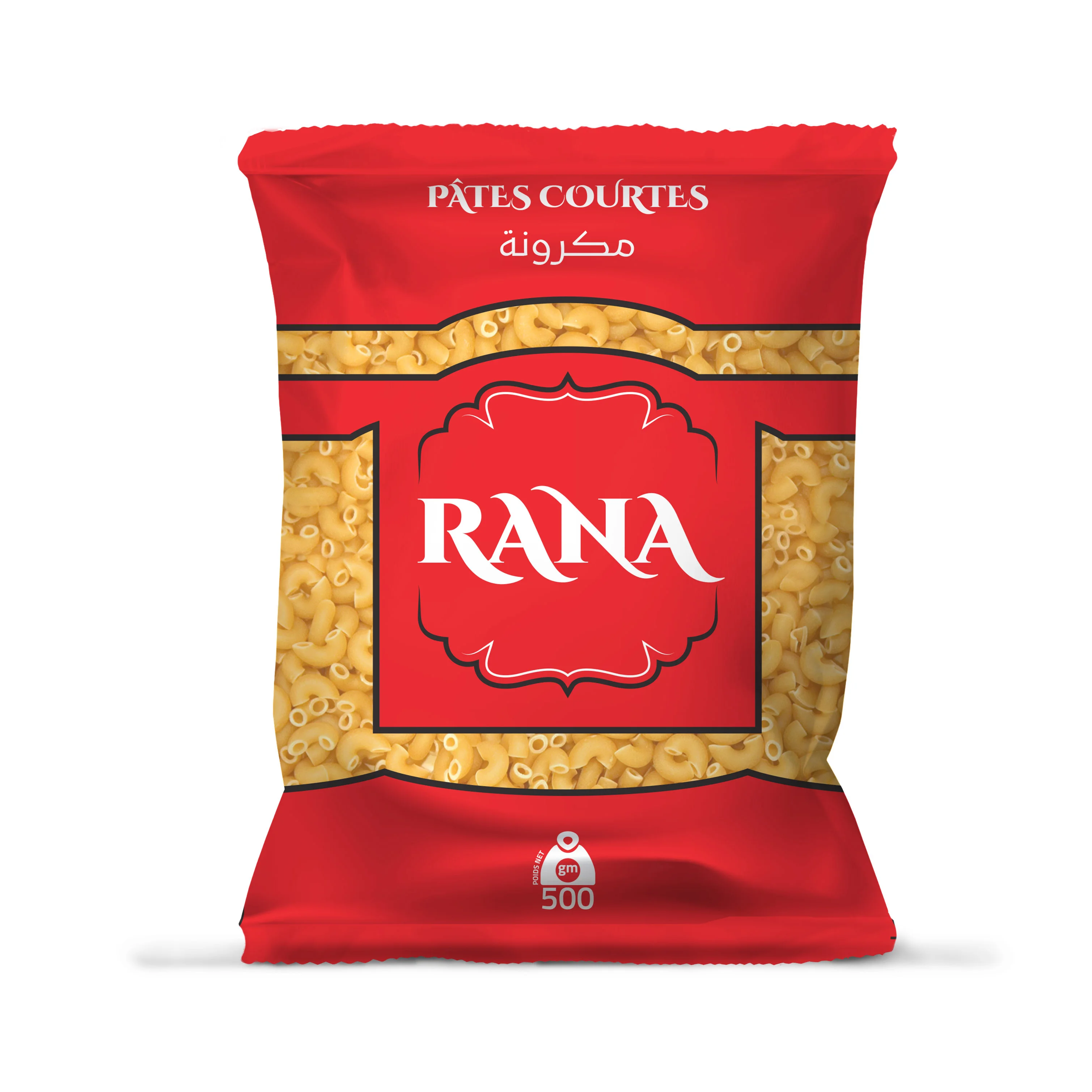 High Quality  pasta shortcut Rana 500 gm / Non sticky pasta / High gluten shortcut pasta