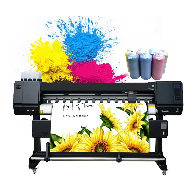 Large Format Inkjet Printer High Speed Fast  Wide Format  Printer Eco Solvent Printer for Industrial