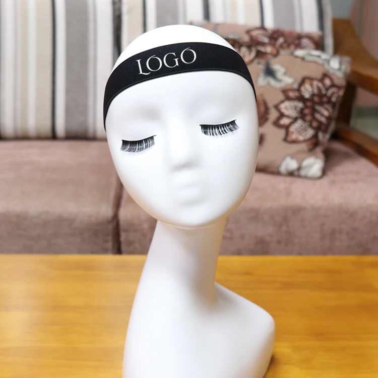 Wholesale Custom Logo Elastic Headband For Wigs Adjustable Elastic Lace Band For Wigs Making Wig Hair Net Lace Net Sewing