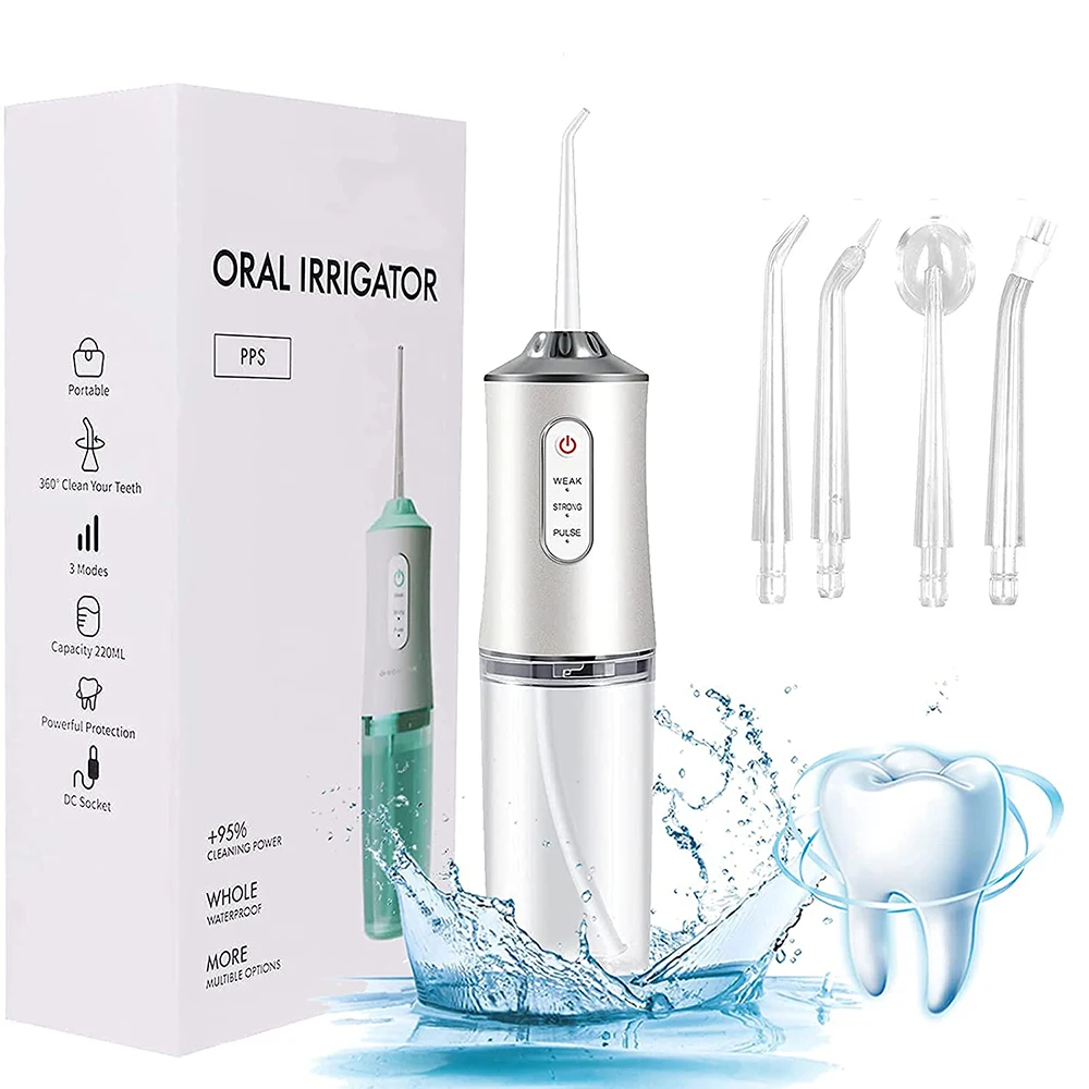 Manufacturer Cordless Portable Dental Oral Irrigator Water Flosser Teeth Cleaning Oral Irrigation